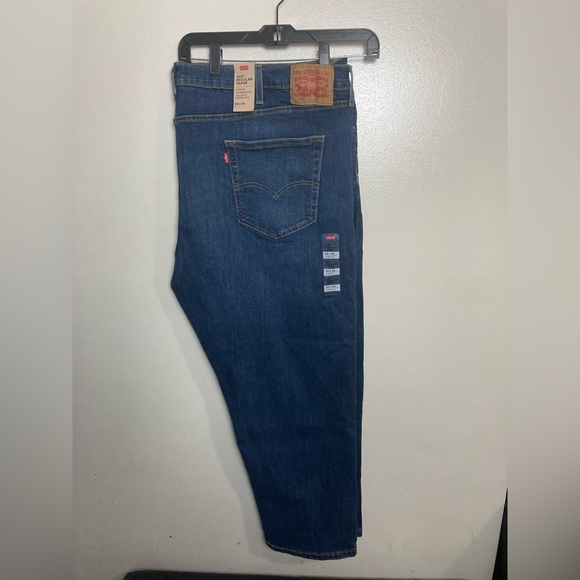 Levi’s 502 regular taper leg stretch jeans. 52x30 - Picture 5 of 7